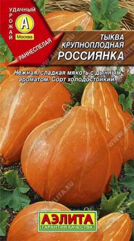 Тыква Россиянка 1гр крупноплодная /сорт раннеспелый с дынным ароматом 