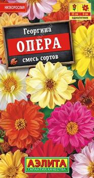 Георгина Опера СМЕСЬ сортов 7шт /однолетник