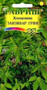 Клещевина Занзибар Грин 5с  Н250см /однолетник