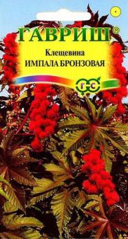 Клещевина Импала Бронзовая 5с Н120см /однолетник