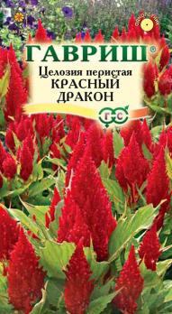 Целозия перистая Красный Дракон 0,1г Н70см /однолетник