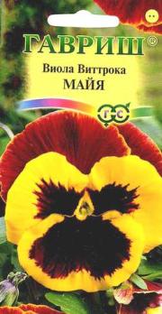 Виола Виттрока Майя (зол-желт.с глаз.и красн.крыл.)/20см/0,1г.