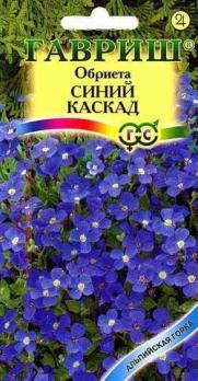 Обриета Синий Каскад 0,05г Н15см сер.Альпийская горка /многолетник