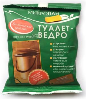 Микропан  ТУАЛЕТ-ВЕДРО  80гр (ср-во д./дачн.туалета)/20шт/