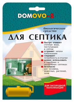 СР-ВО д/загород. канализ. DOMOVO S для СЕПТИКА 12гр (на 1 мес)/30шт/