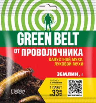 Землин 100гр (от проволочника и почвенных вредит) ТМ Грин Бэлт /50шт/
