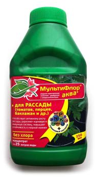 МультиФлор АКВА 250мл для РАССАДЫ ОВОЩЕЙ