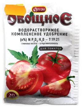 ОРТОН 20гр. овощ для ТОМАТОВ (компл.водорастворимое удобр.с гуматом)