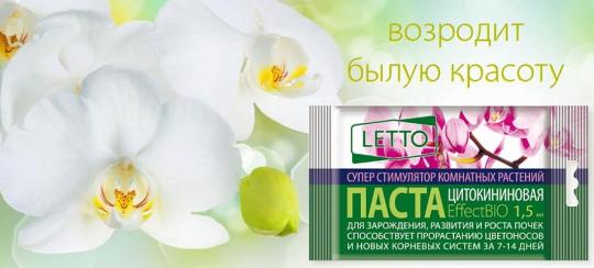 Паста Цитокининовая 1,5мл для ОРХИДЕЙ и комнат.цветов для зарожд,разв.,роста почек