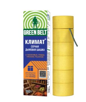 Серная шашка КЛИМАТ 300гр (ЗАЩИТА от болезней,бактериальных инфекци) ТМ Грин Бэлт /40шт