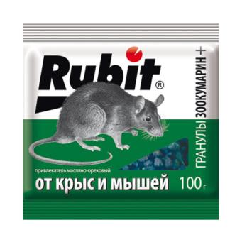 Рубит ЗООКУМАРИН+ гранулы 100гр ОРЕХОВЫЙ /50шт/22579