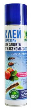 Клей-Аэрозоль 400мл от насекомых летающих и ползающих ТМ Грин Бэлт /12шт/
