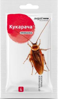 Кукарача приманка 4шт Х 1,5гр (средство от тараканов)/50шт/