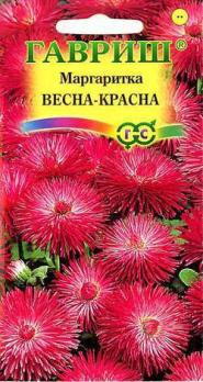 Маргаритка Весна-Красна 0,05гр красная Н12см /двулетник