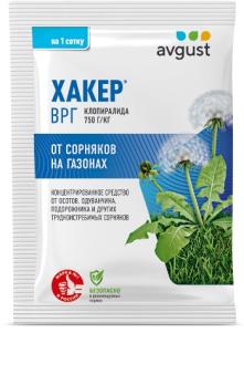 Хакер  2гр высококонцентрированное средство д/борьбы с сорняками на газоне /150шт