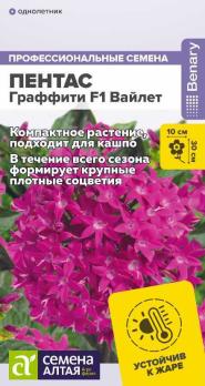 Пентас Граффити F1 Вайлет 3шт ланцетовидный сер.Профессиональные семена /однолетник