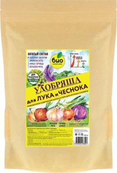 БИО-комплекс Удобрение органическое для лука и чеснока 900гр ТМ Удобряша NPK 7:7:8 /6шт/