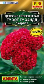 Целозия Ту Хот Ту Хандл Скарлет 5шт гребенчата Сел.Floranova Золотая серия /однолетник