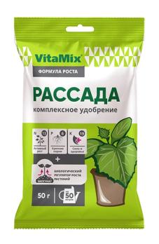 Удобрение комплексное 50гр РАССАДА сер.VitaMix