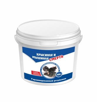 Крысиная и Мышиная СМЕРТЬ 400гр ТМ Избавитель /6шт/