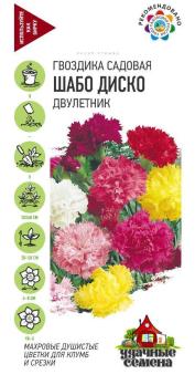 Гвоздика Шабо Диско 0,05гр садовая смесь 0,05гр сер.Удачные семена /двулетник