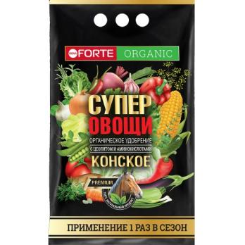 Конское органическое удобрение с цеолитом и аминокислотами СУПЕР ЯГОДЫ 2кг ТМ Bona Forte /10шт