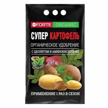 Конское органическое удобрение с цеолитом и аминокислотами СУПЕР КАРТОФЕЛЬ 2кг ТМ Bona Forte /10шт