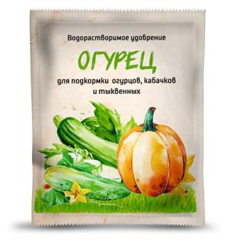 Удобрение водорастворимое 20гр для подкормки ОГУРЕЦ /50шт