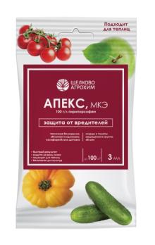 Апекс МКЭ 3мл/100м2 ИНСЕКТИЦИД д/защиты плодовых и овощных культур от вредителей /40шт