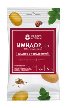 Имидор ВРК 5мл/500м2 ИНСЕКТИЦИ д/защиты картофеля от вредителей /40шт/04.-08.