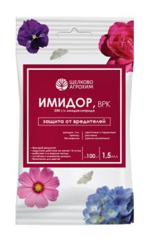 Имидор ВРК 1,5мл/100м2 ИНСЕКТИЦИД д/защиты цветочных культур от ТЛИ и БЕЛОКРЫЛКИ /50шт