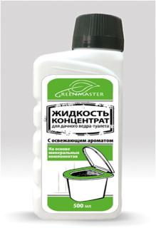 Ср-во GREENMASTER 500мл жидкость концентрат д/дачного ведра-туалета (ОСВЕЖАЮЩИЙ)/ВТЖ-500/8/СТМ Трейд