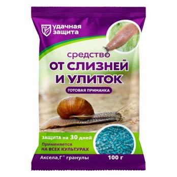 Средство от слизней и улиток 100гр ТМ Удачная защита /30шт