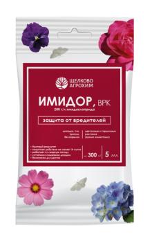Имидор ВРК 5мл/500м2 ИНСЕКТИЦИД д/защиты цветочных культур от ТЛИ и БЕЛОКРЫЛКИ /40шт