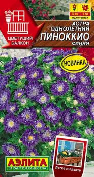 Астра Пиноккио Синяя 0,05гр карликовая сер.Цветущий балкон /однолетник