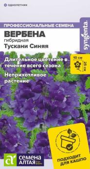 Вербена Тускани Синяя 4шт гибридная сер.Профессиональные сенена /однолетник