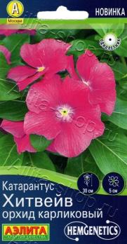 Катарантус Хитвейв Орхид 5шт карликовый Спецсерия Hem Genetics /однолетник