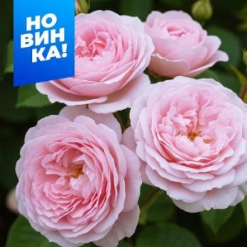 Роза Мисаки - шраб/80-90см/нежно-розовая