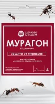 Мурагон 4гр/20м2 ЗАЩИТА от домашних и садовых муравьев /50шт /03.-09.