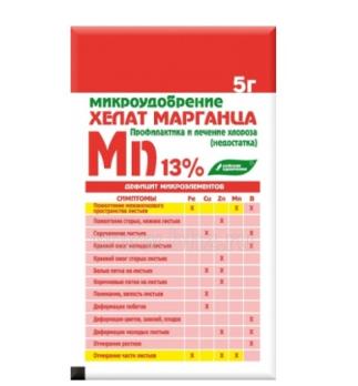 Хелат Марганца  5гр микроудобрение /30шт