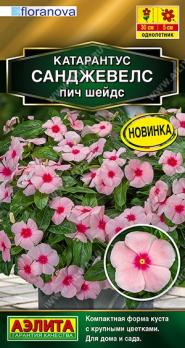 Катарантус Санджевелс Пич Шейдс 7шт Сел.Floranova Золотая серия /однолетник