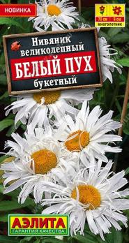Нивяник Белый Пух 25шт великолепный букетный /многолетник