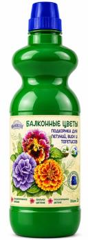 Удобрение комплексное БАЛКОННЫЕ ЦВЕТЫ 1л сер.Фермерское Хозяйство Ивановское /8шт
